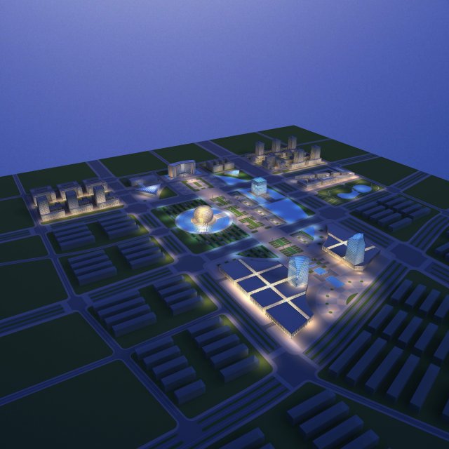 architecture 778 3D Model .c4d .max .obj .3ds .fbx .stl .blend 