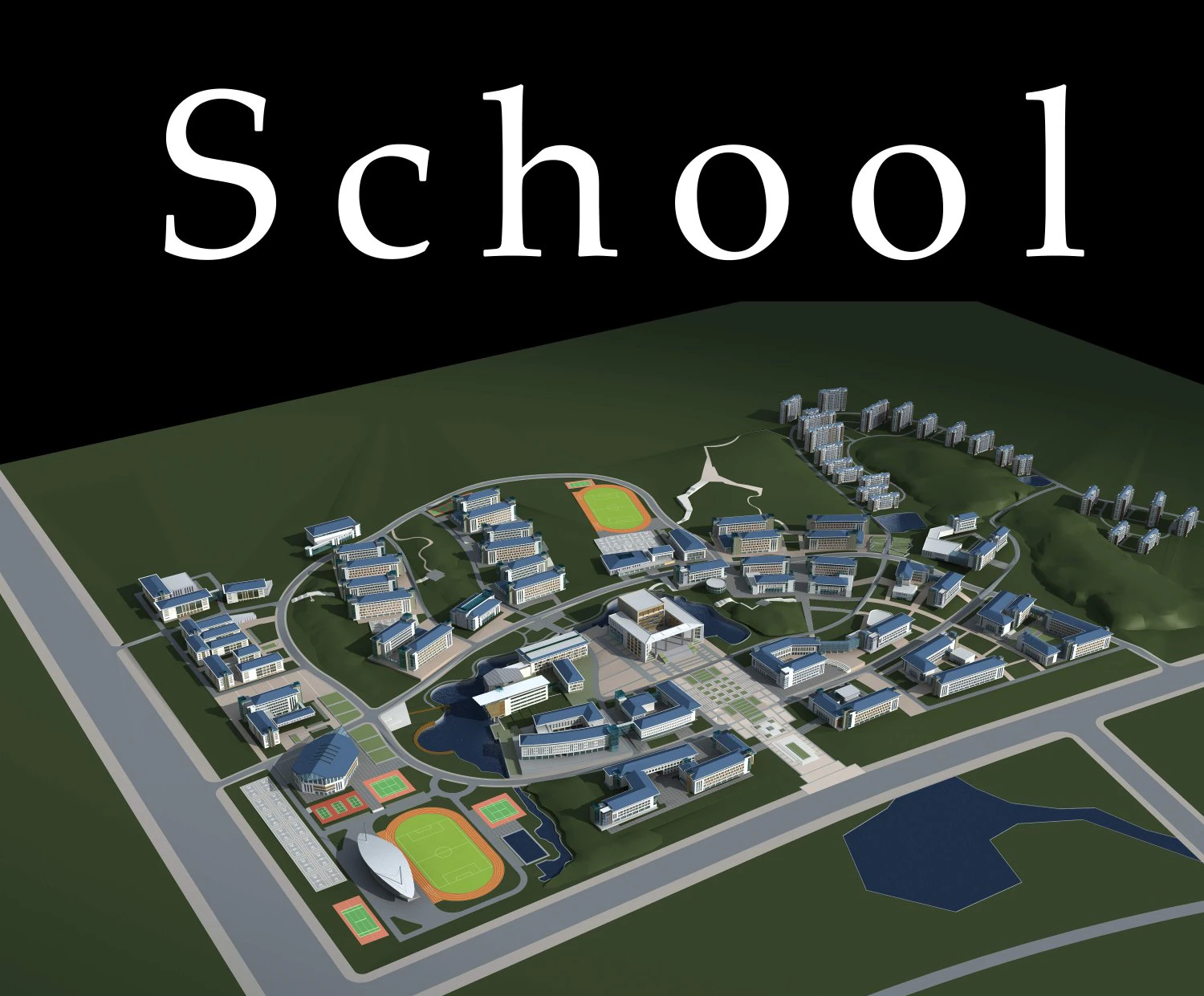 architecture 779 3D Model .c4d .max .obj .3ds .fbx .stl .blend 