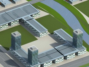 architecture 780 Modello 3D