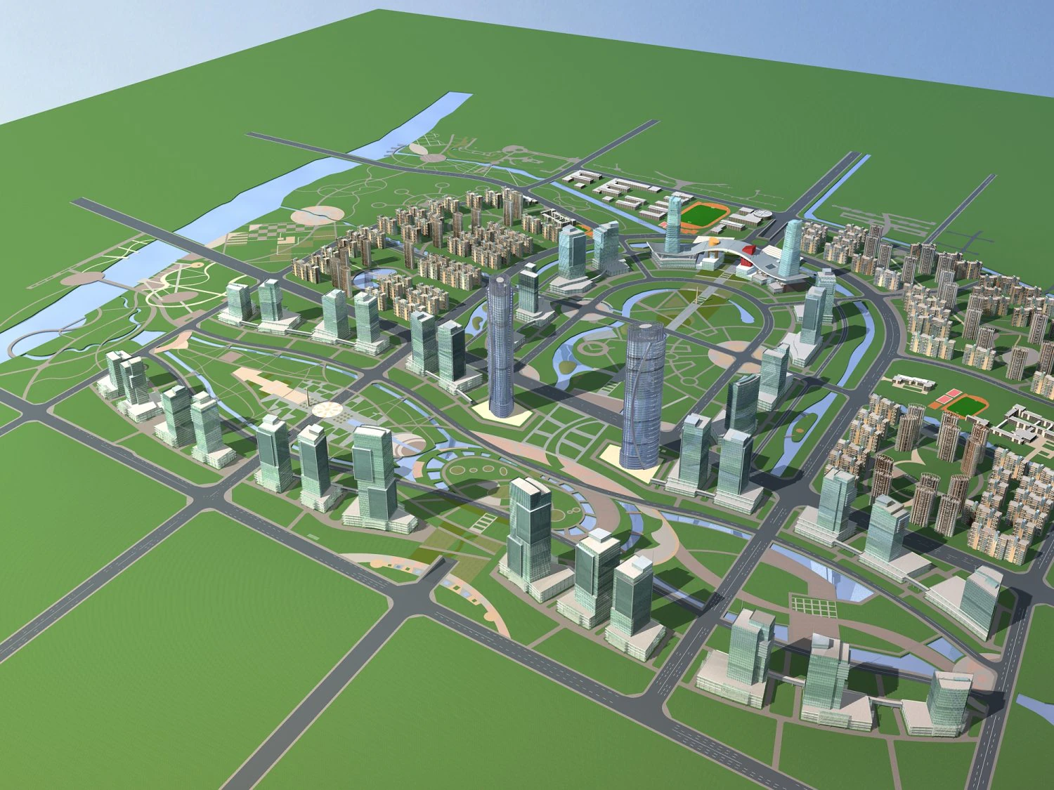 architecture 781 3D Model .c4d .max .obj .3ds .fbx .stl .blend 