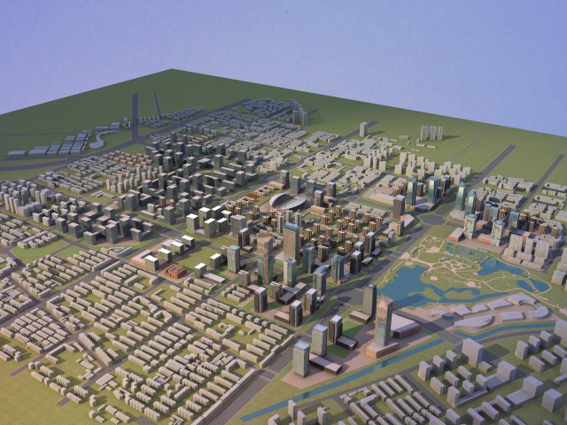 architecture 785 3D Model .c4d .max .obj .3ds .fbx .stl .blend 