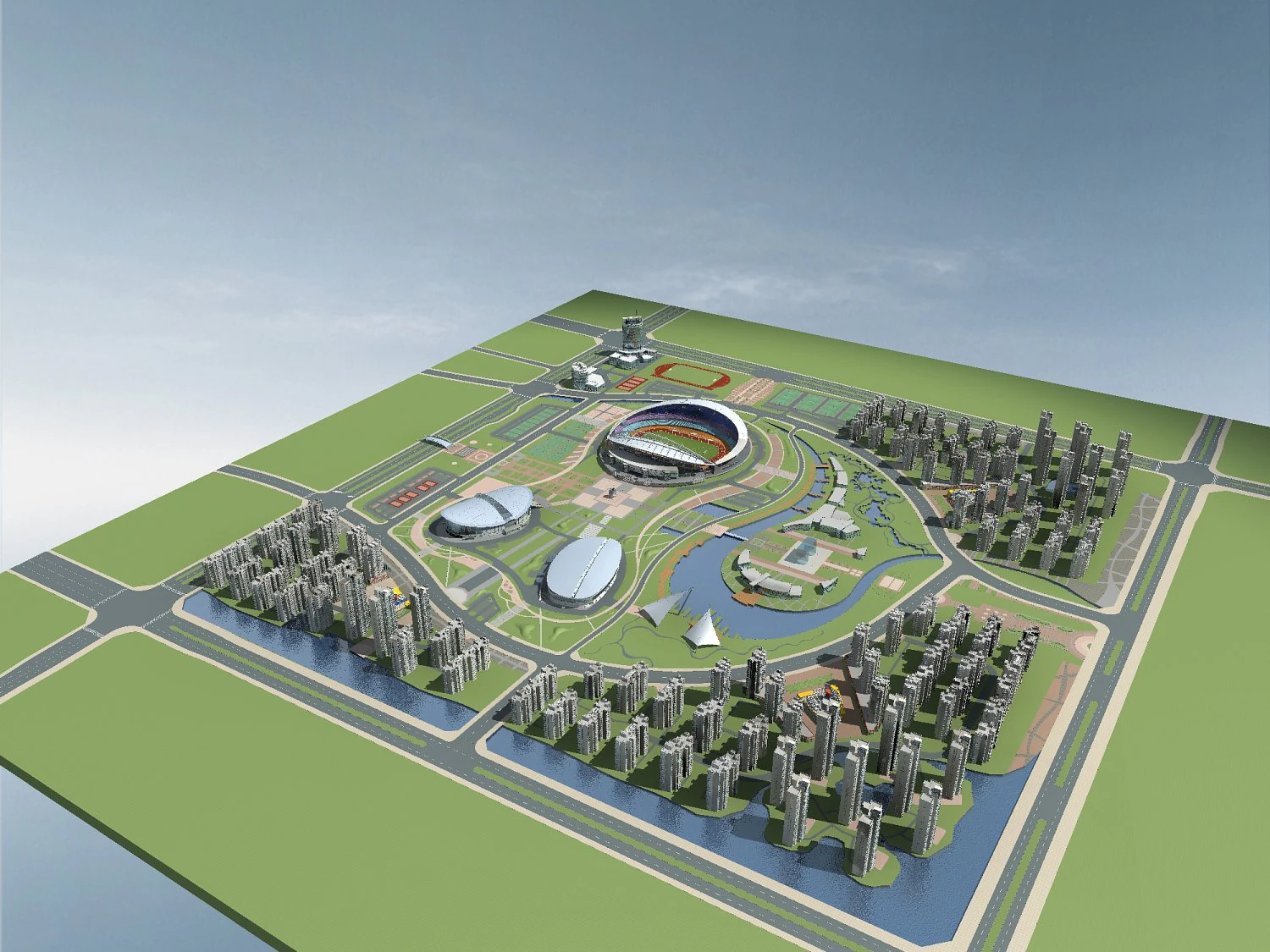 architecture 790 3D Model .c4d .max .obj .3ds .fbx .stl .blend 