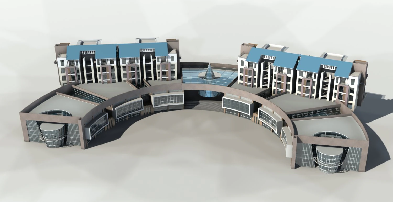 architecture 793 3D Model .c4d .max .obj .3ds .fbx .stl .blend 