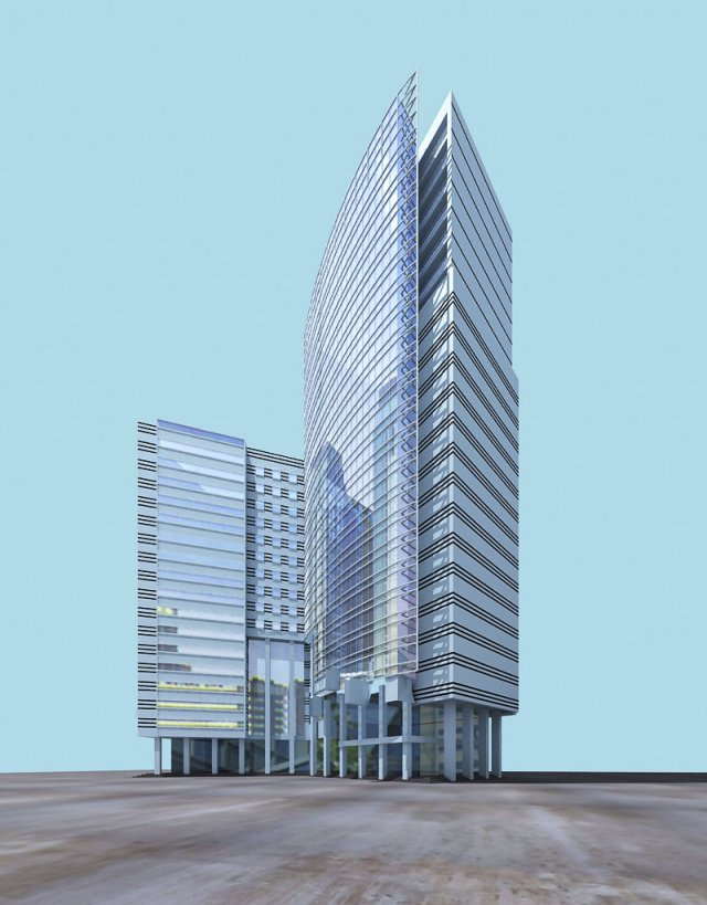 architecture 805 3D Model .c4d .max .obj .3ds .fbx .stl .blend 
