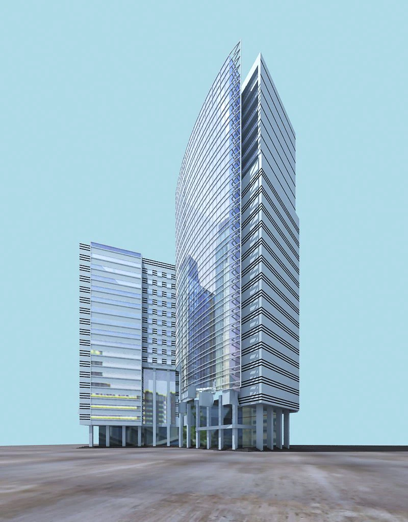 architecture 805 3D Model .c4d .max .obj .3ds .fbx .stl .blend 