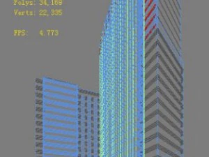 architecture 805 3D Model