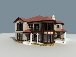 architecture 807 Modèle 3D