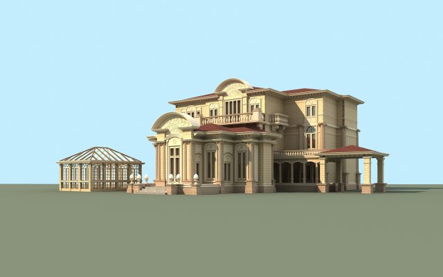 architecture 808 3D Model .c4d .max .obj .3ds .fbx .stl .blend 
