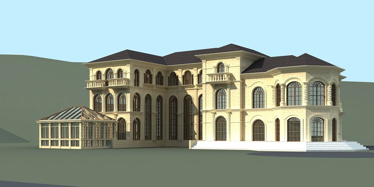architecture 812 3D Model .c4d .max .obj .3ds .fbx .stl .blend 