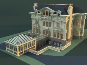 architecture 813 3D Model