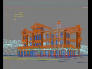 architecture 814 3D Модель