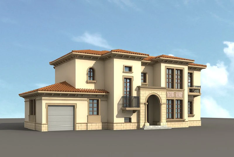 architecture 820 3D Model .c4d .max .obj .3ds .fbx .stl .blend 