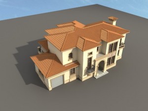 architecture 820 3D 模型