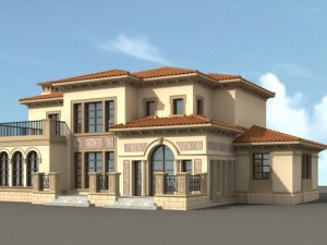 architecture 820 3D 模型