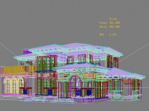 architecture 820 3D 模型
