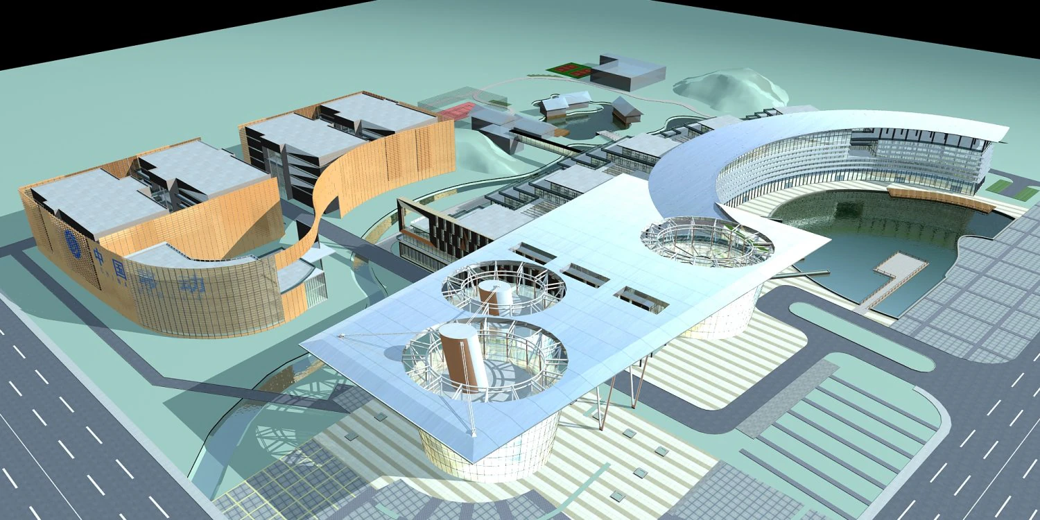architecture 822 3D Model .c4d .max .obj .3ds .fbx .stl .blend 