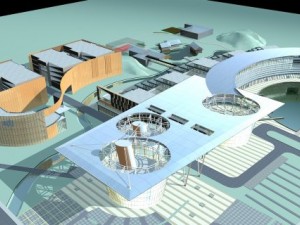 architecture 822 Modèle 3D