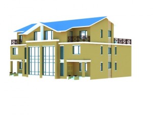 architecture 827 3D Model