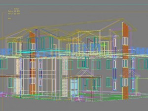 architecture 827 Modello 3D