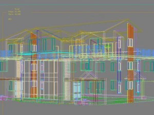 architecture 827 3D Model
