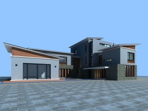 architecture 832 3D Model
