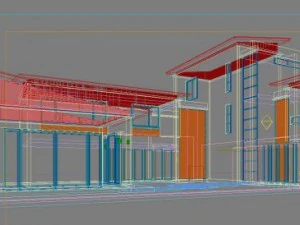 architettura 832 Modello 3D