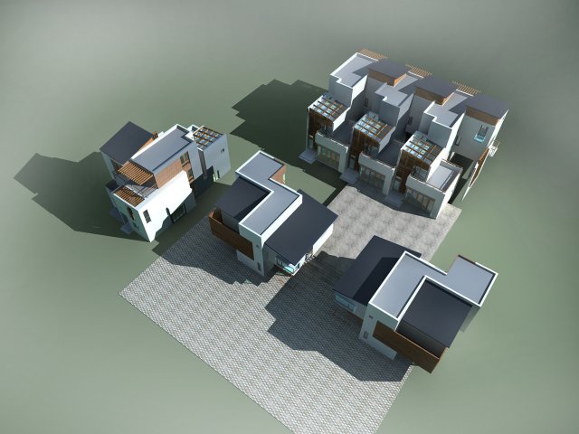 architecture 833 Model 3D .c4d .max .obj .3ds .fbx .stl .blend 
