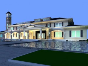 architecture 835 Modèle 3D