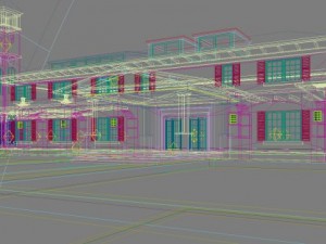 architecture 835 Modèle 3D
