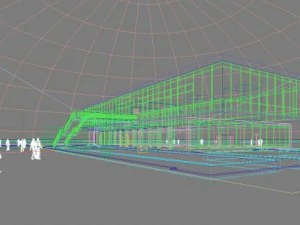 architecture 836 3D Model