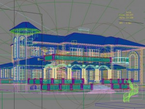 architecture 838 Modèle 3D