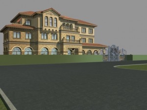 architecture 842 Modèle 3D