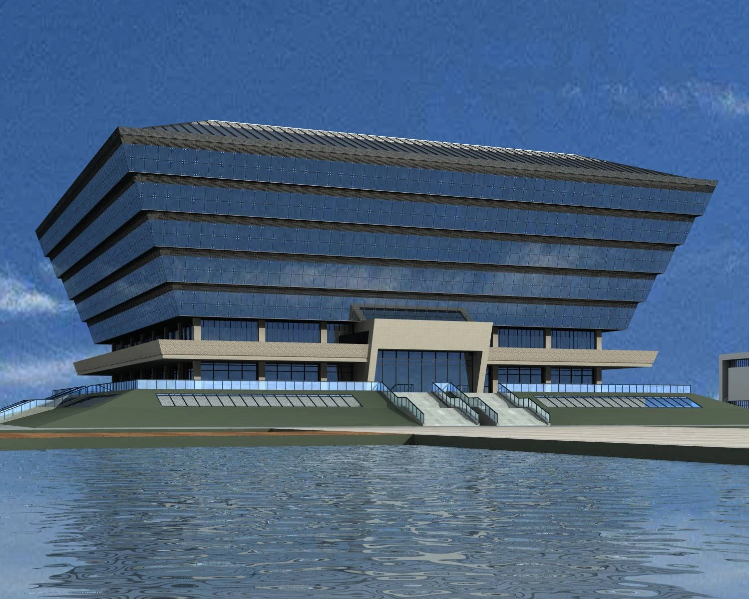 architecture 846 3D Model .c4d .max .obj .3ds .fbx .stl .blend 