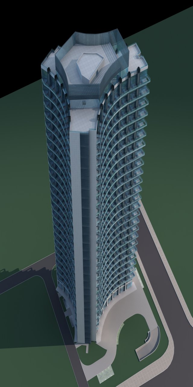 architecture 847 3D Model .c4d .max .obj .3ds .fbx .stl .blend 
