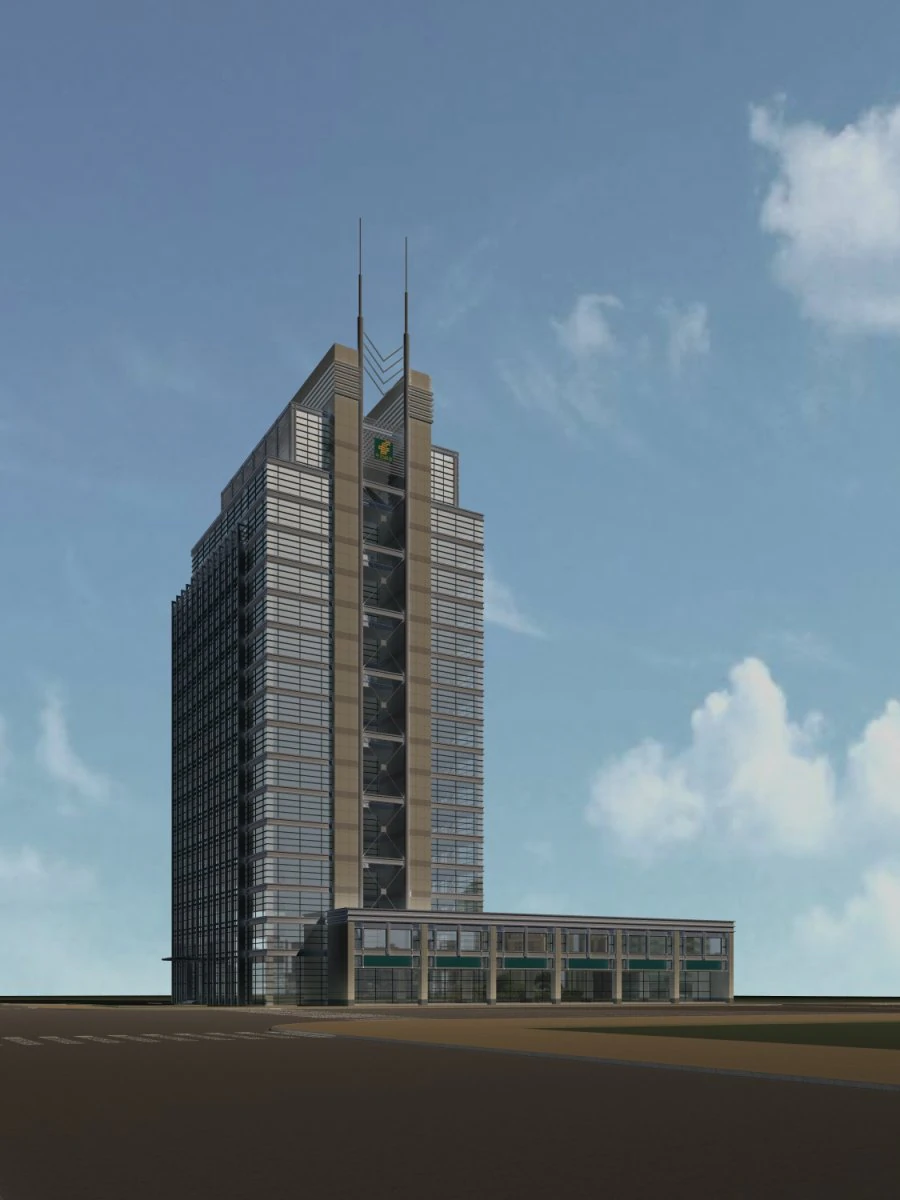 architecture 848 3D Model .c4d .max .obj .3ds .fbx .stl .blend 