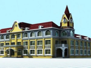 건축 851 3D 모델