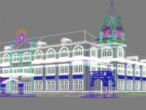 architecture 851 3D Model
