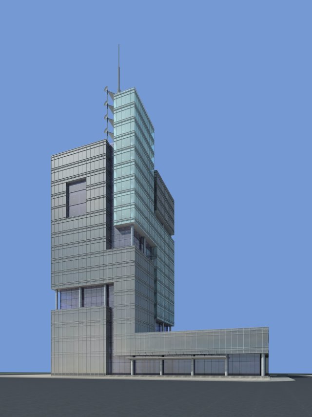 architecture 856 3D Model .c4d .max .obj .3ds .fbx .stl .blend 