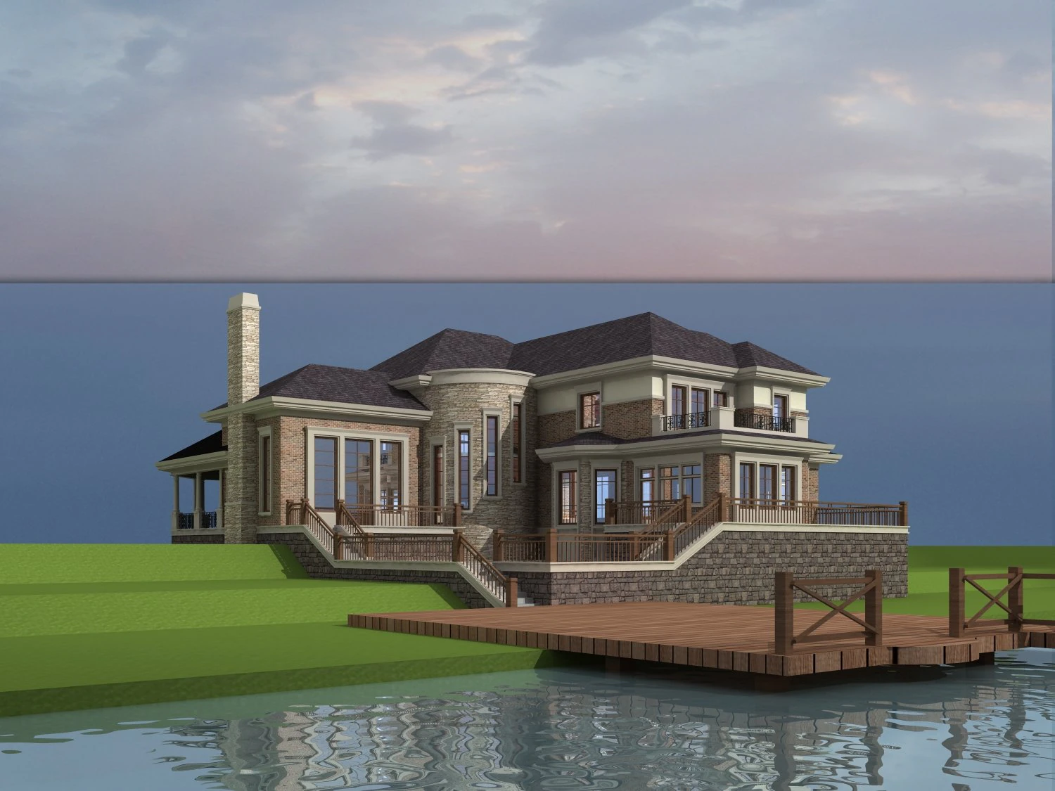 architecture 857 3D Model .c4d .max .obj .3ds .fbx .stl .blend 