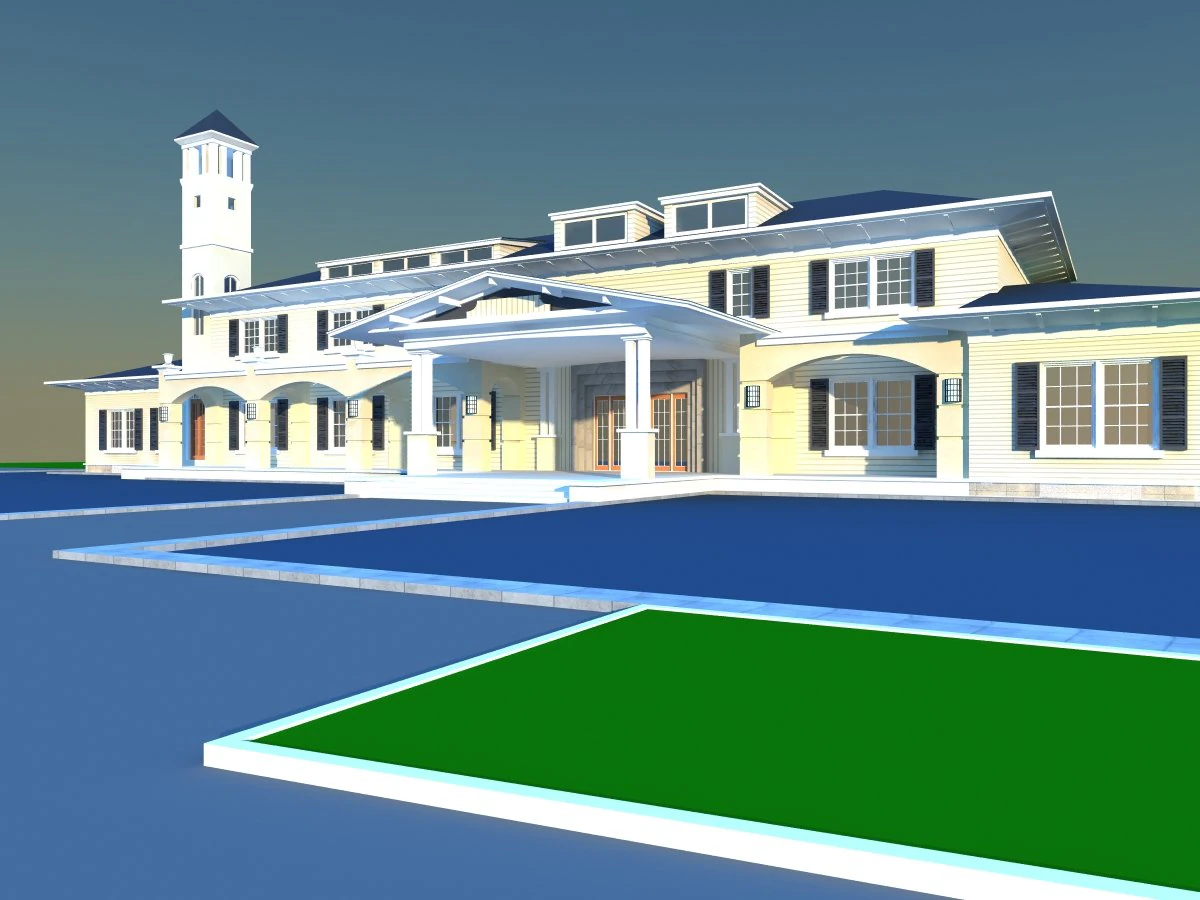 architecture 858 3D Model .c4d .max .obj .3ds .fbx .stl .blend 