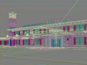 architecture 858 3D Model
