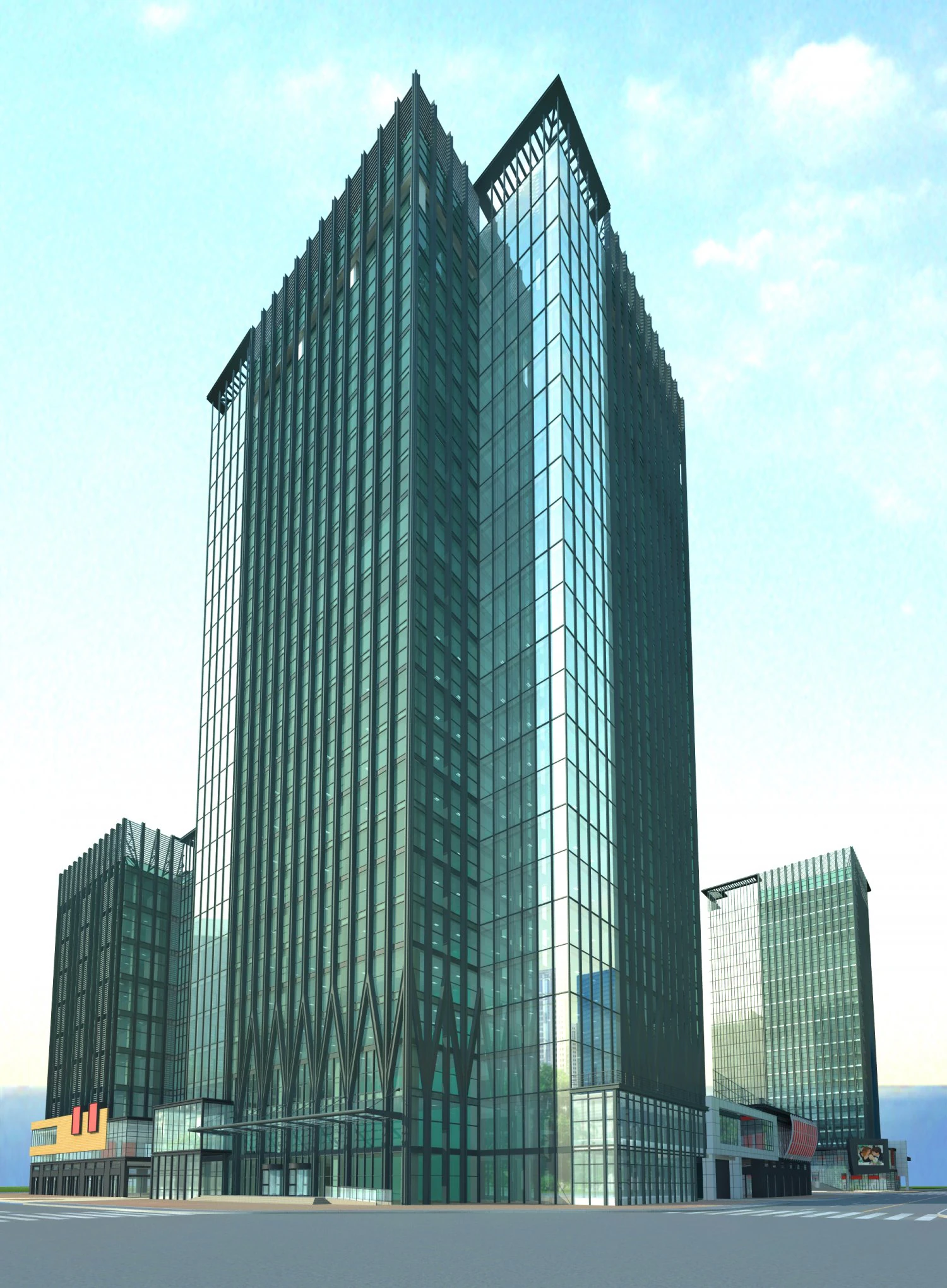 architecture 859 3D Model .c4d .max .obj .3ds .fbx .stl .blend 