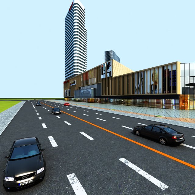 architecture 862 Model 3D .c4d .max .obj .3ds .fbx .stl .blend 