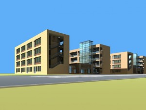 architecture 864 3D Model