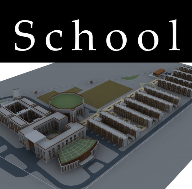 architecture 867 Model 3D .c4d .max .obj .3ds .fbx .stl .blend 