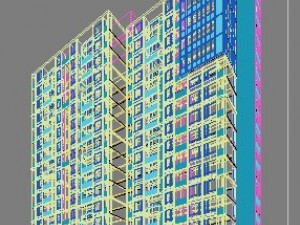 architecture 868 Modèle 3D