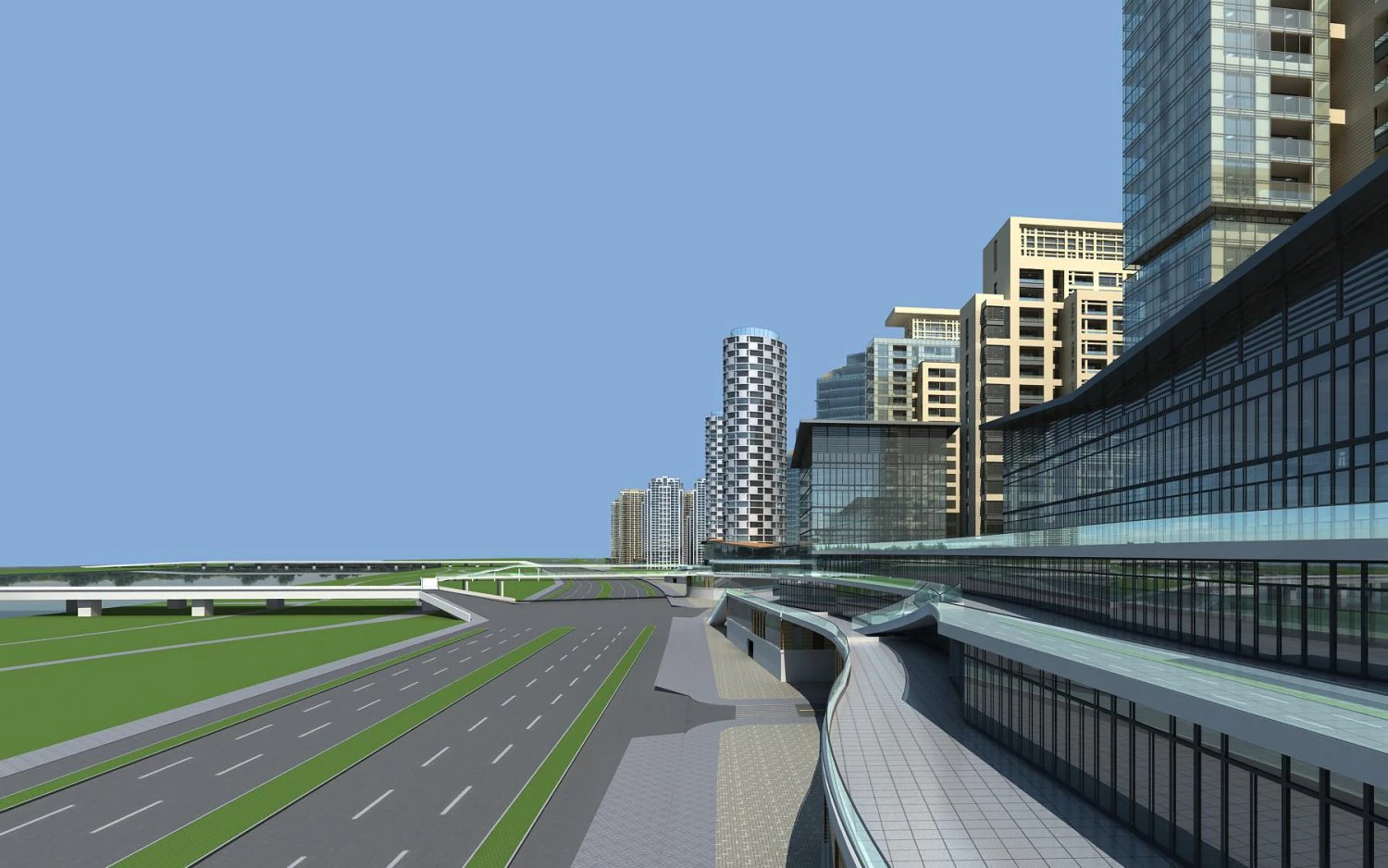 architecture 874 3D Model .c4d .max .obj .3ds .fbx .stl .blend 