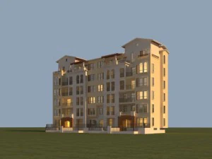 건축 881 3D 모델