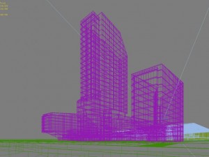 architecture 883 Modèle 3D