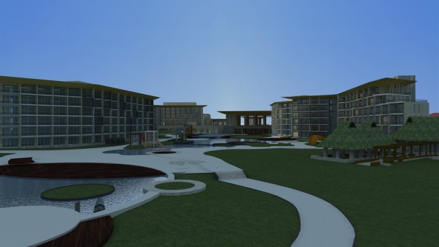 architecture 890 3D Model .c4d .max .obj .3ds .fbx .stl .blend 